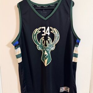 Milwaukee Bucks Fanatics Brand Giannis Antetokoumpo jersey, sz Mens XL